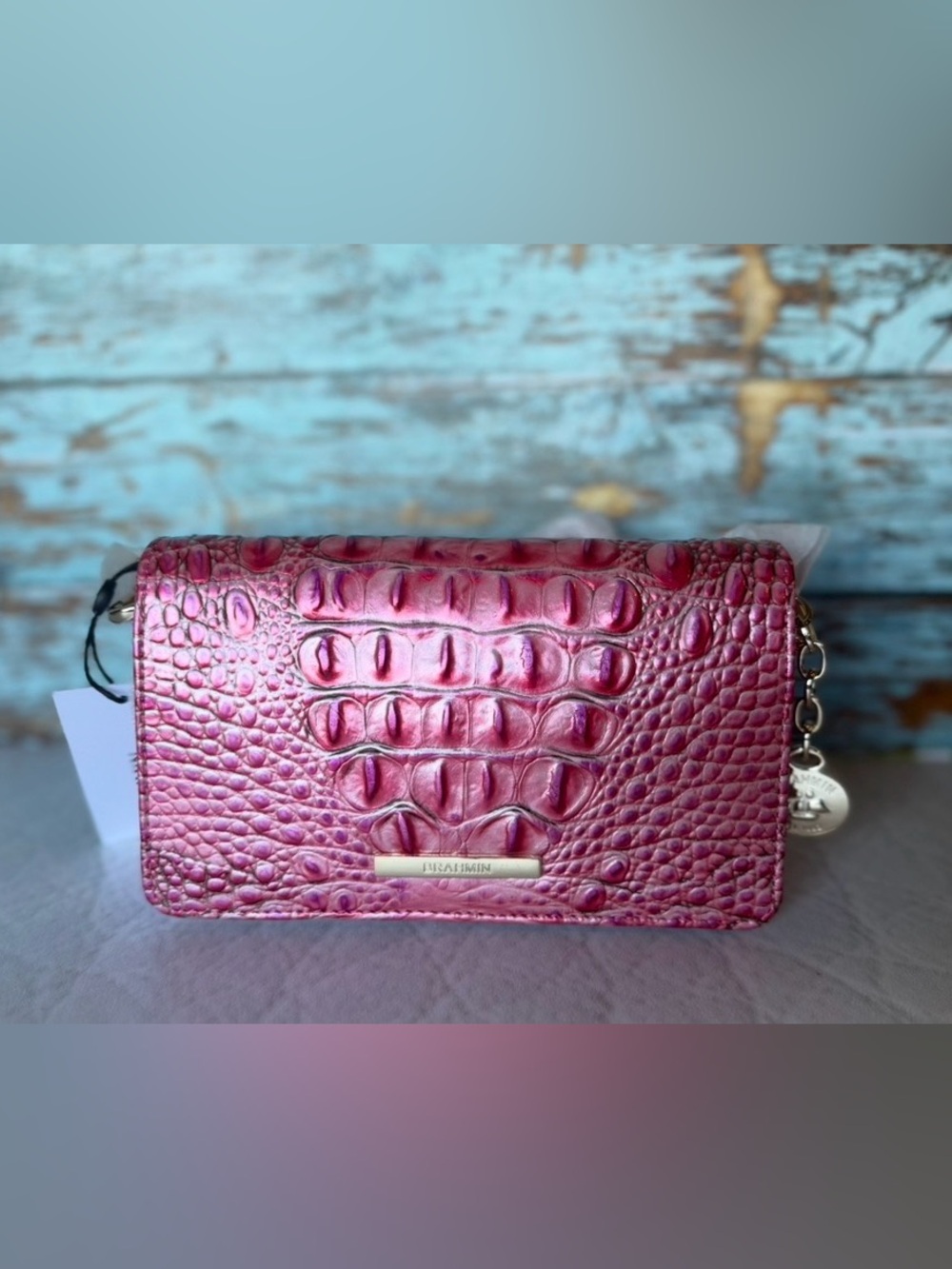 Brahmin Minuette French Rose Crossbody Bag NWT PRETTY PRETTY PINK